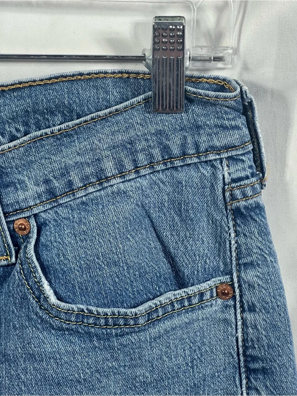 Levis Jeans Mens 505 Straight Leg 30 Denim Bottoms Medium Wash Everyday 30x30